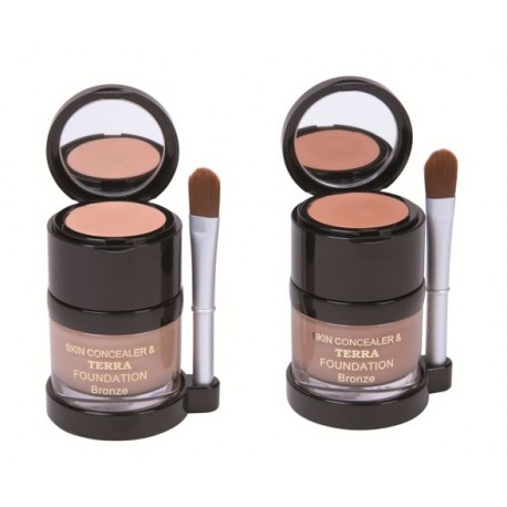 Skin Concealer & Terra Foundation Bronze - JIMONT